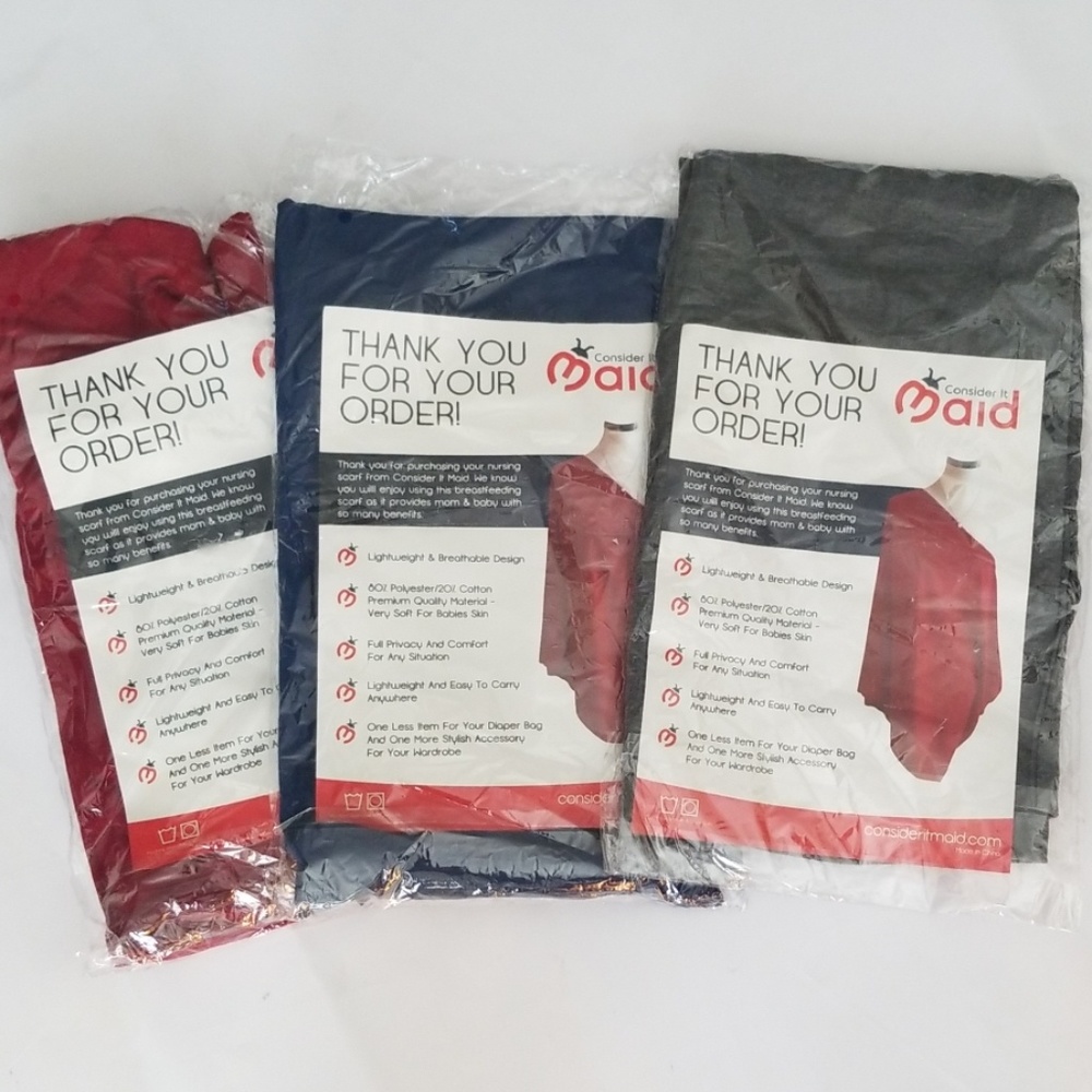 Nursing Cover Up Set of Three